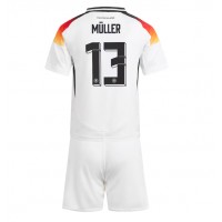 Tyskland Thomas Muller #13 Hjemmedraktsett Barn EM 2024 Kortermet (+ Korte bukser)